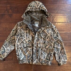 Drake Waterfowl Systems 4 In 1 Youth  14 Jacket Mossy Oak Camouflage Hunting